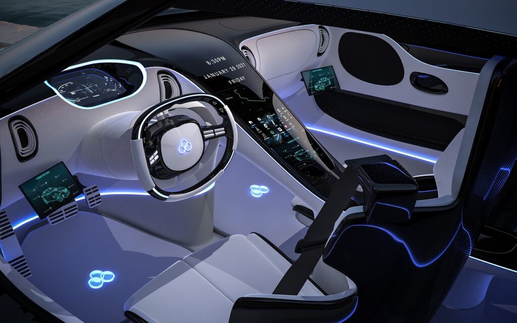 futuristic car